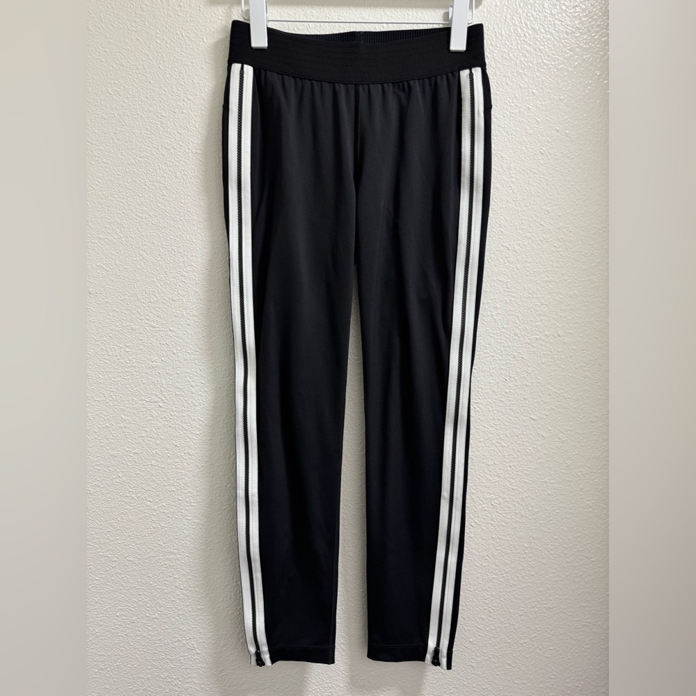Athleta X Derek Lam 10C Parallel Zipper Leggings Stretch Black Women's Medium